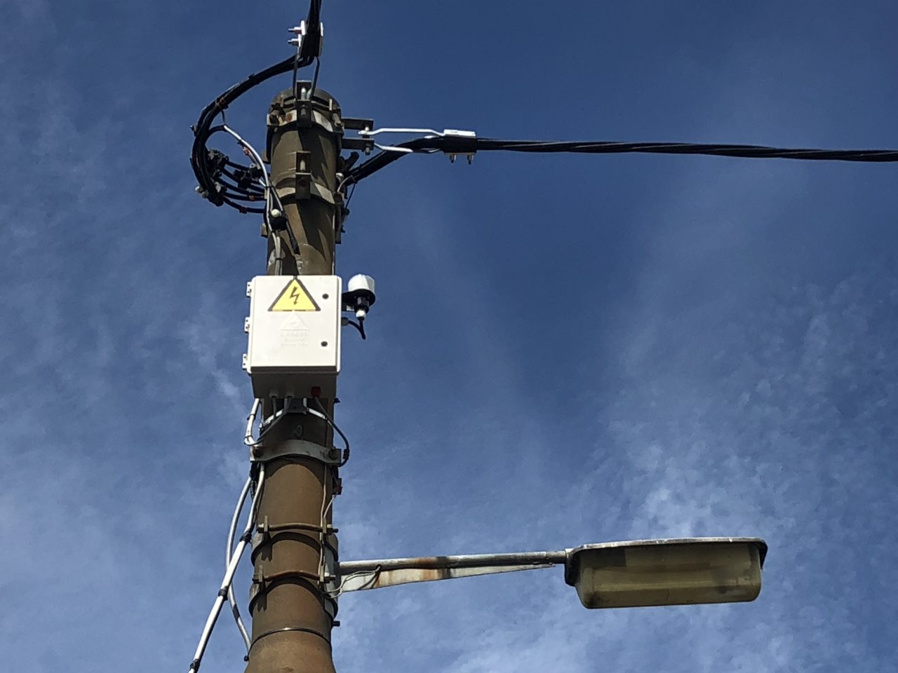 Pole Mounted Box for CCTV by Tricel - Case Study