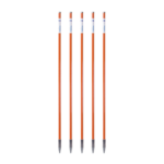 Group of 5x 1m high insulated pins