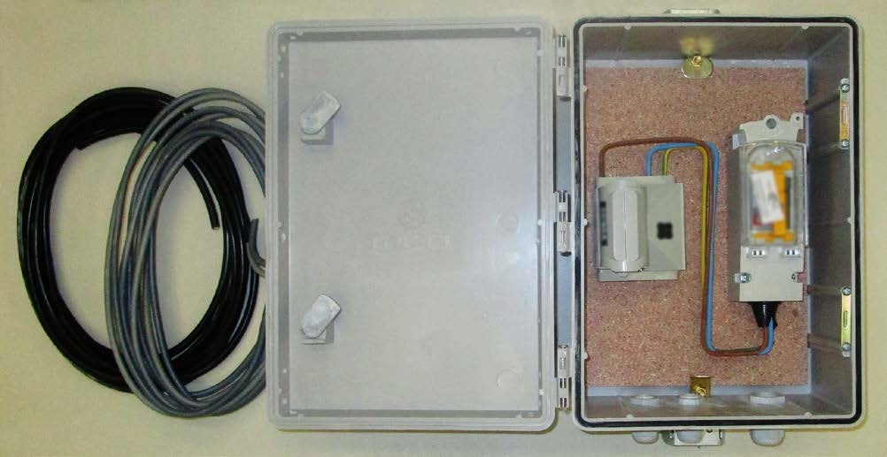 Irish Standard recessed electrical meter box