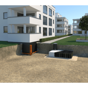 Rigofill installation - underground drainage system -Underground drainage system​