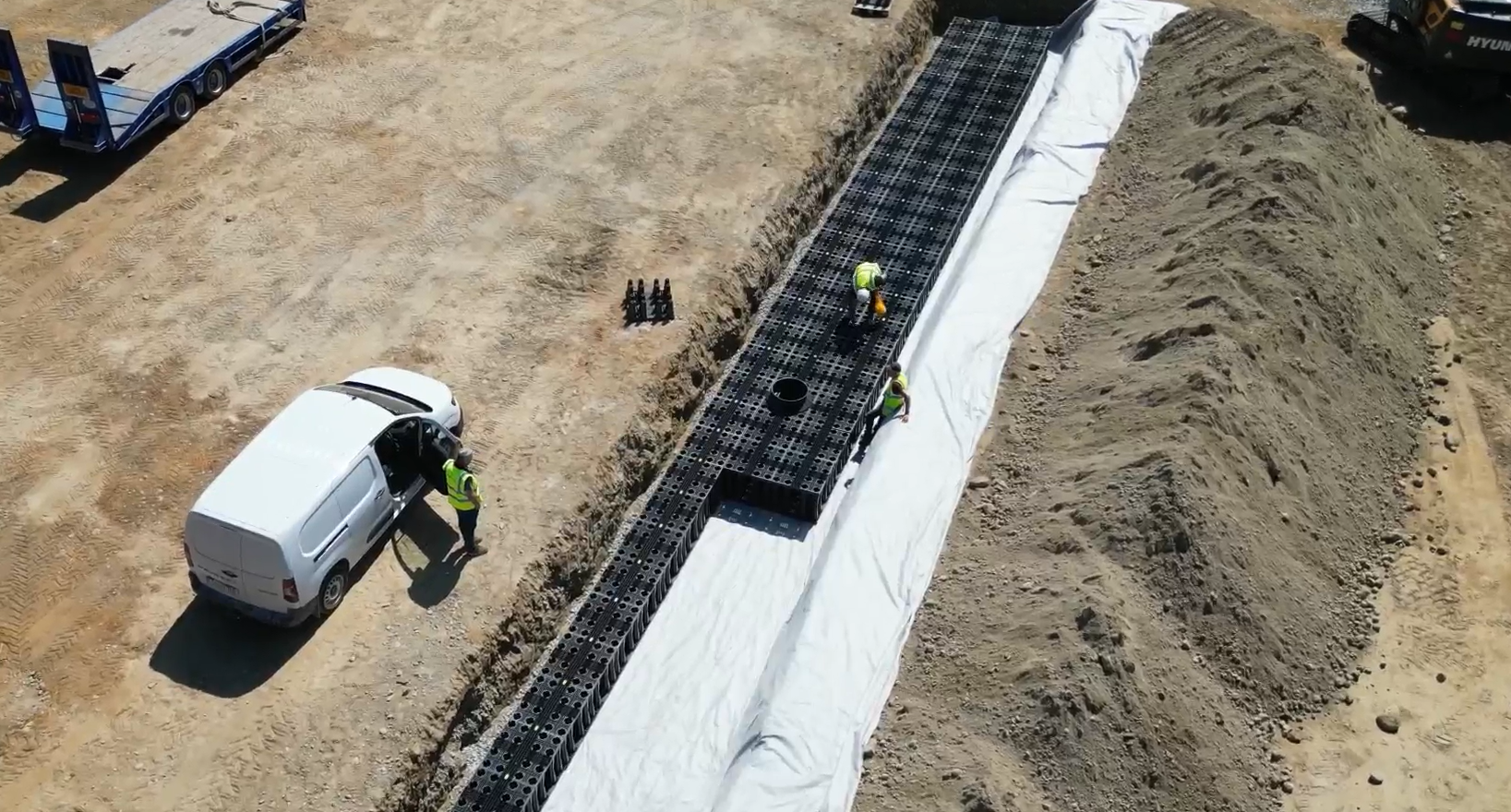 Stormwater attenuation tank