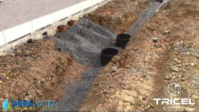 manholes and back inlet gully traps residential sewage treatment